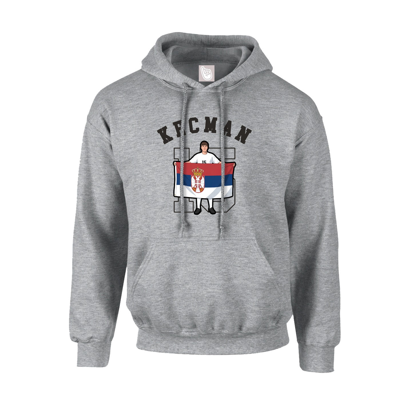 Youth Hoodie — Shirsey Arch in Grey