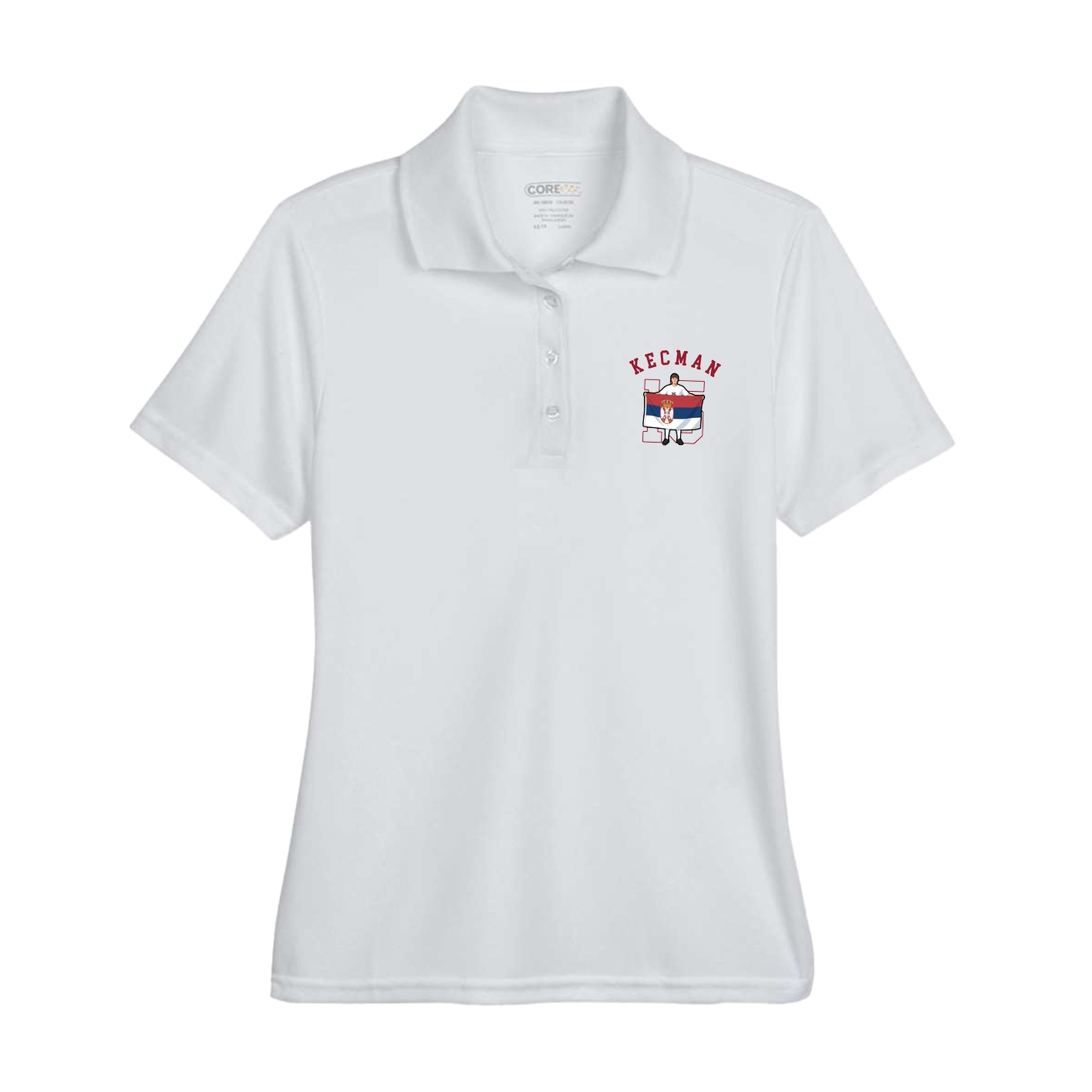 Womens Performance Polo — Shirsey Arch in Grey