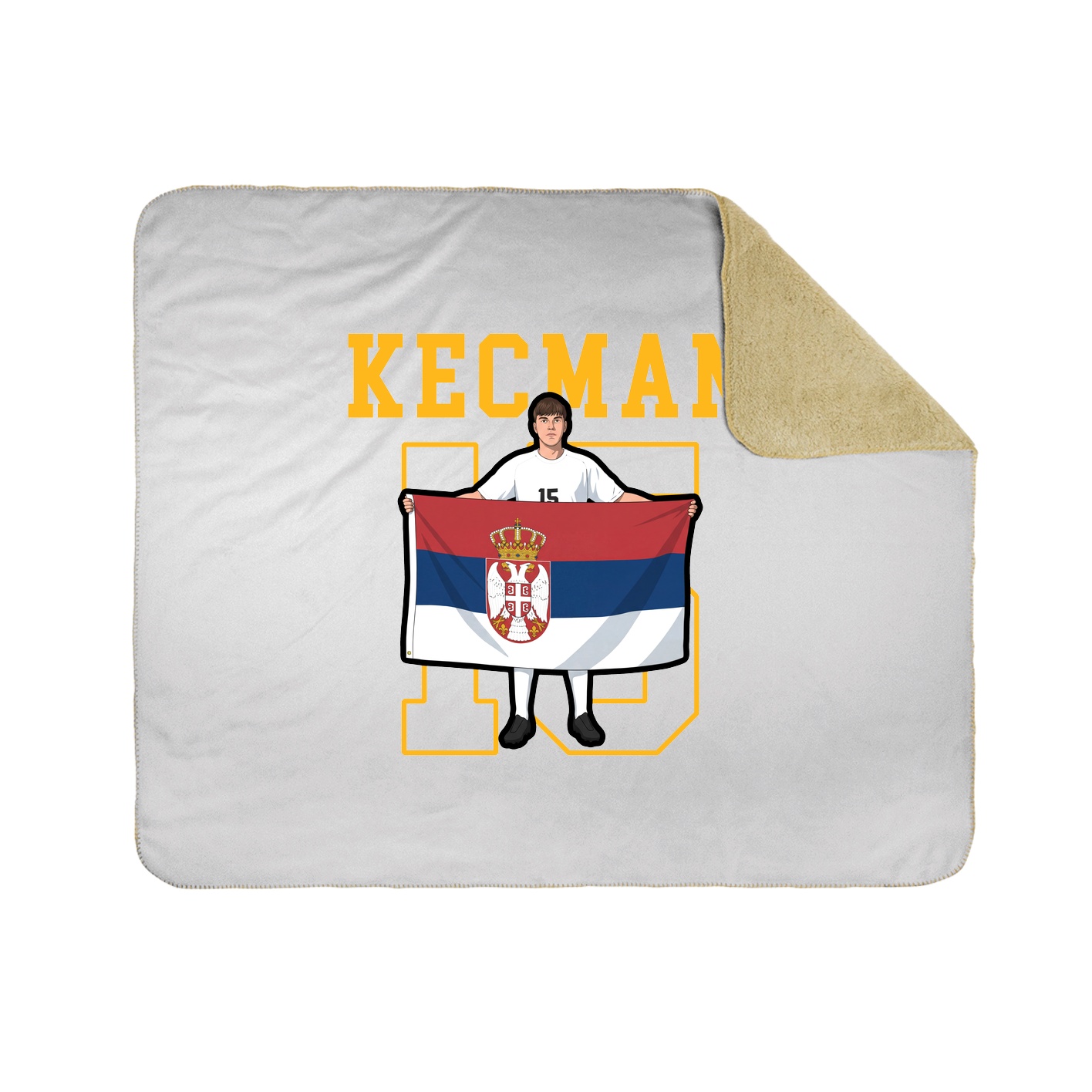 50x60 Sherpa Lined Throw Blanket