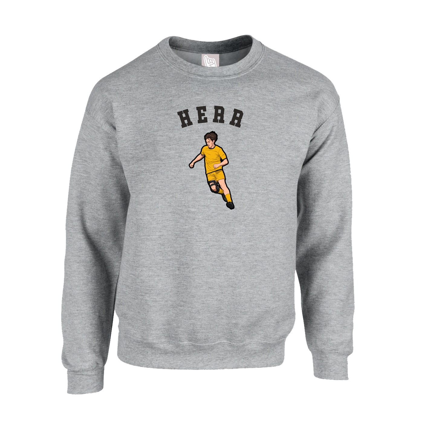 Fleece Crew — Shirsey Arch in Grey