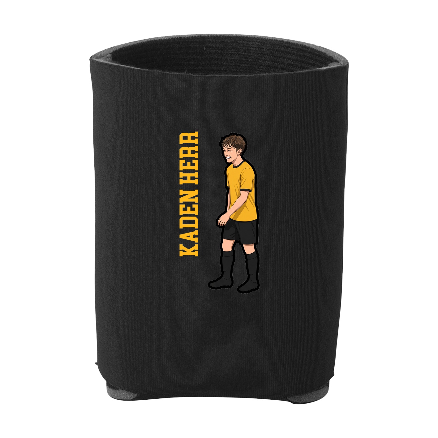 Can Holder — Name Vertical in Black