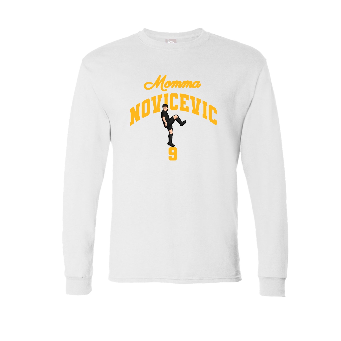 Long Sleeve Tee — Mothers Day Arch in White