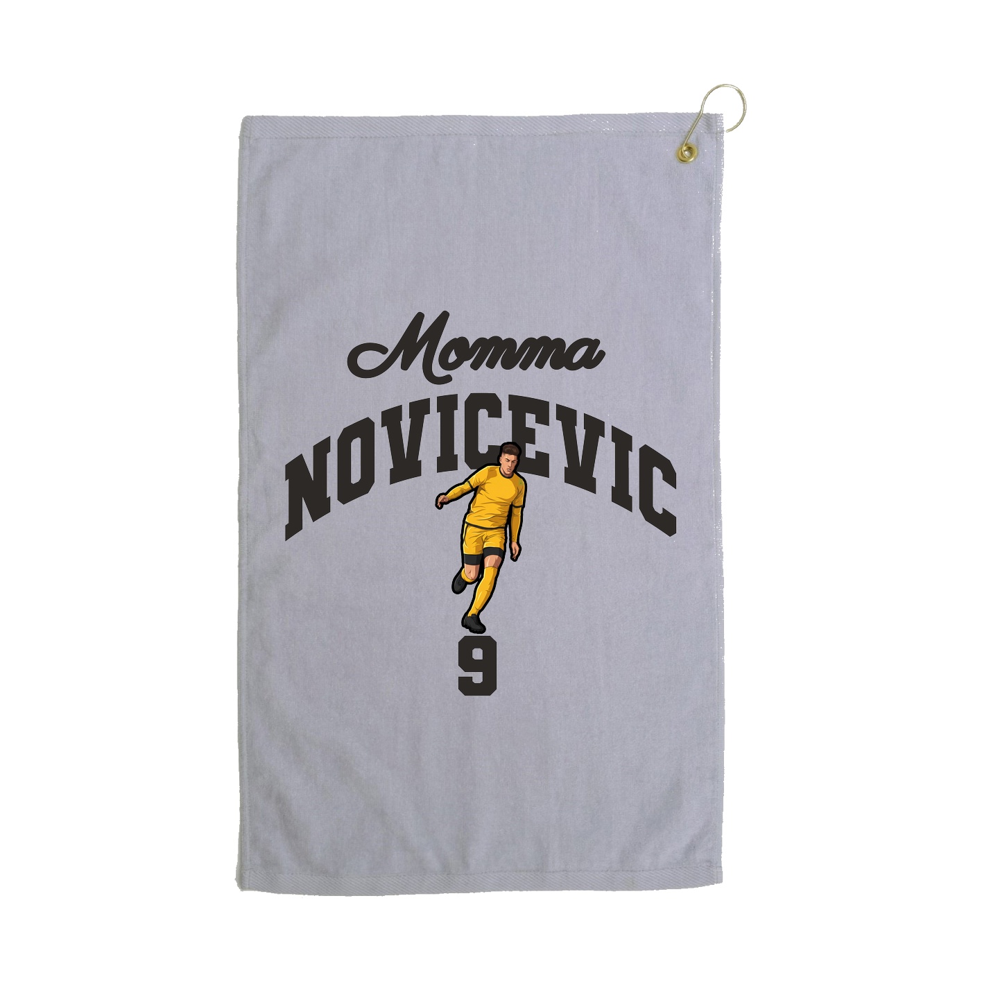 Golf Towel — Mothers Day Arch in Grey