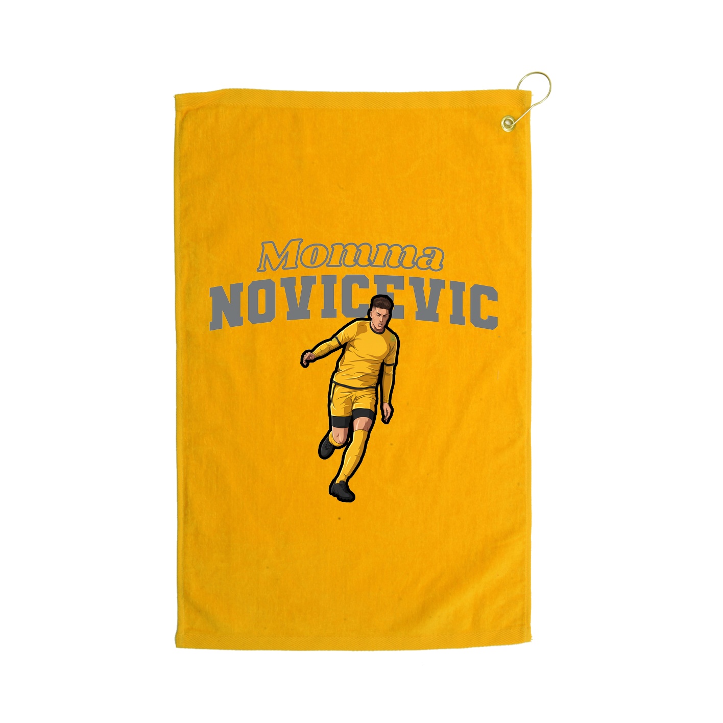 Golf Towel — Mothers Day Block in Gold