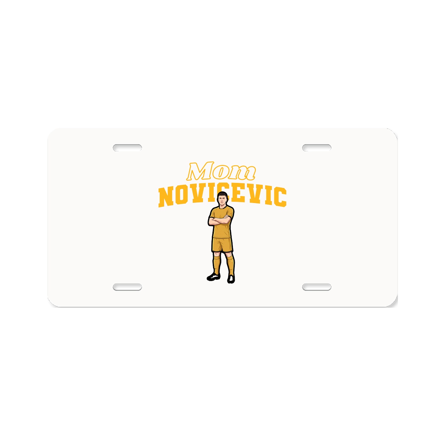 License Plate — Mothers Day Block in Classic