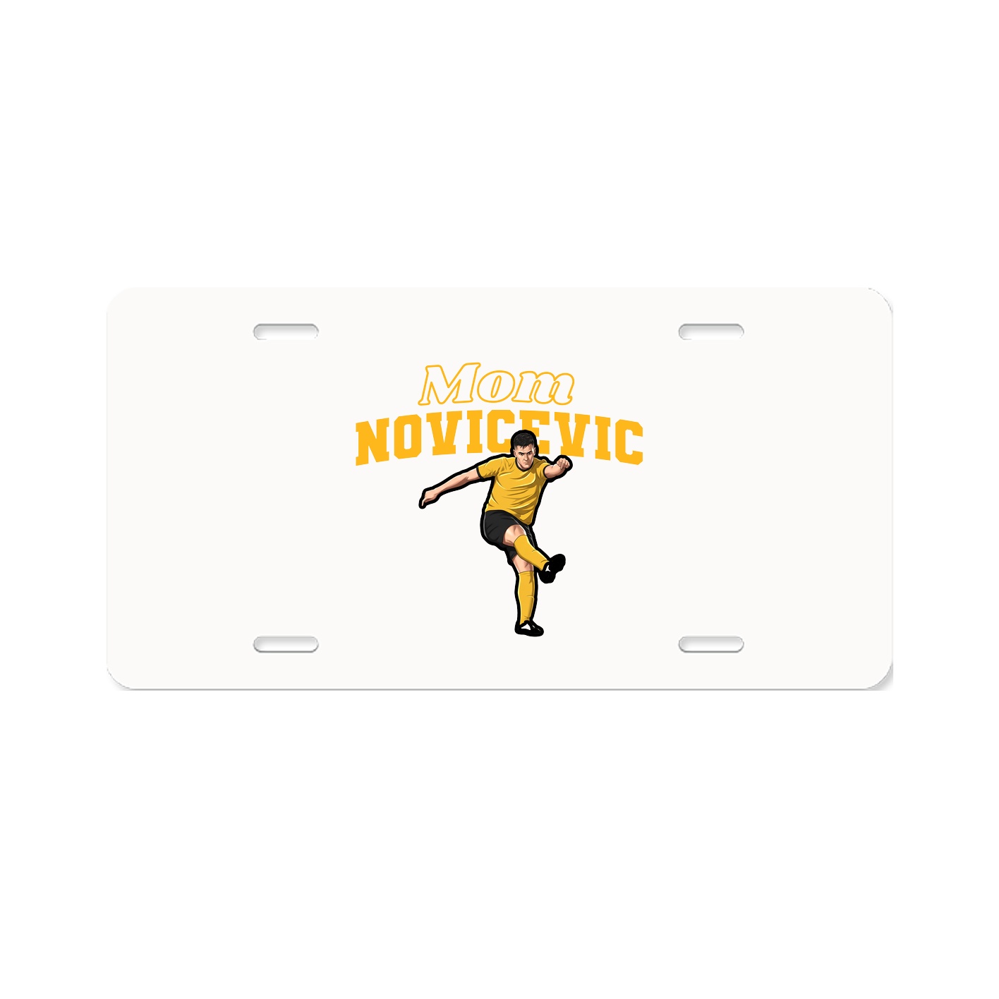 License Plate — Mothers Day Block in Classic