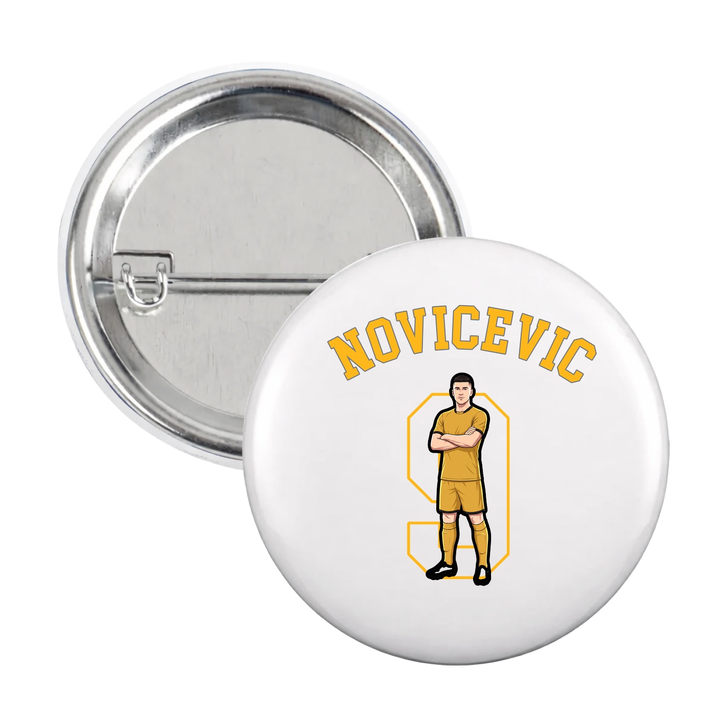 Game Day Button — Shirsey Arch in White