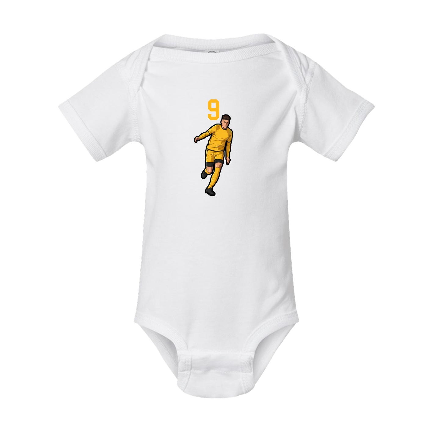 Baby Onesie — Number Top in White