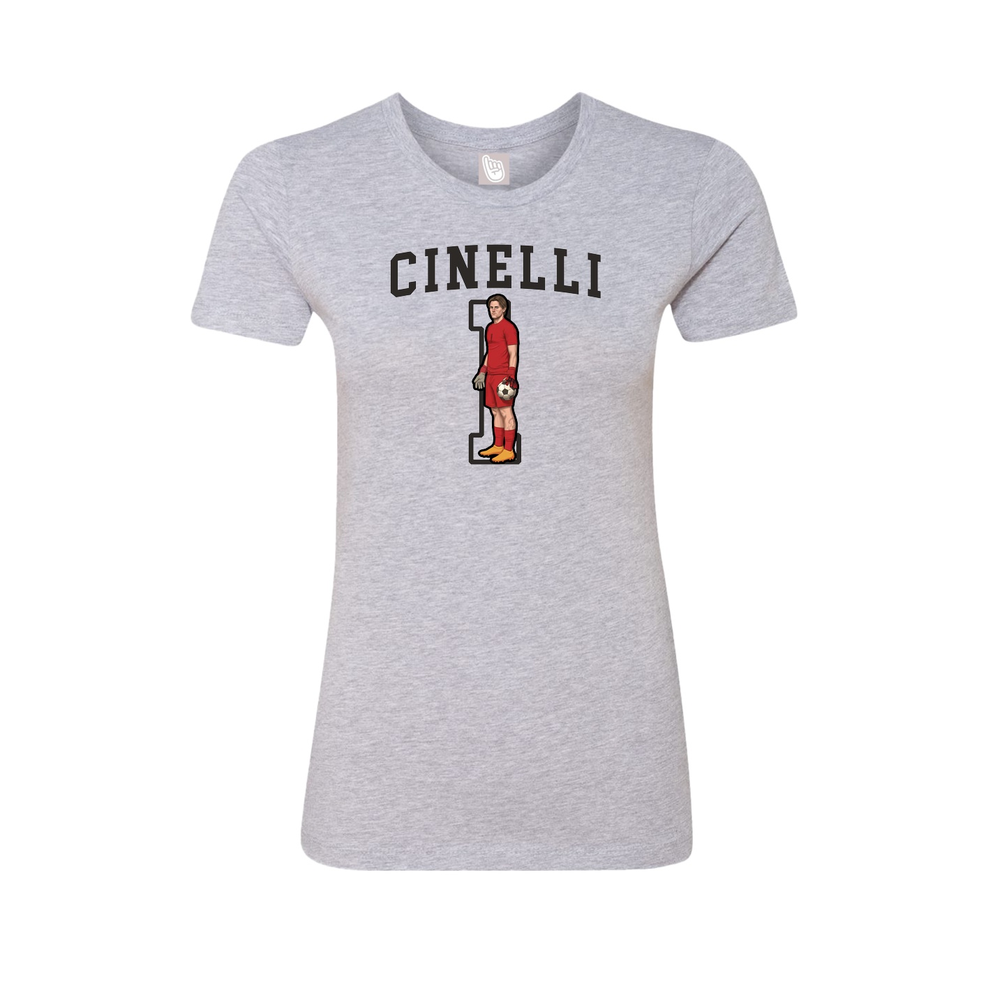 Fitted Women's Tee — Shirsey in Grey