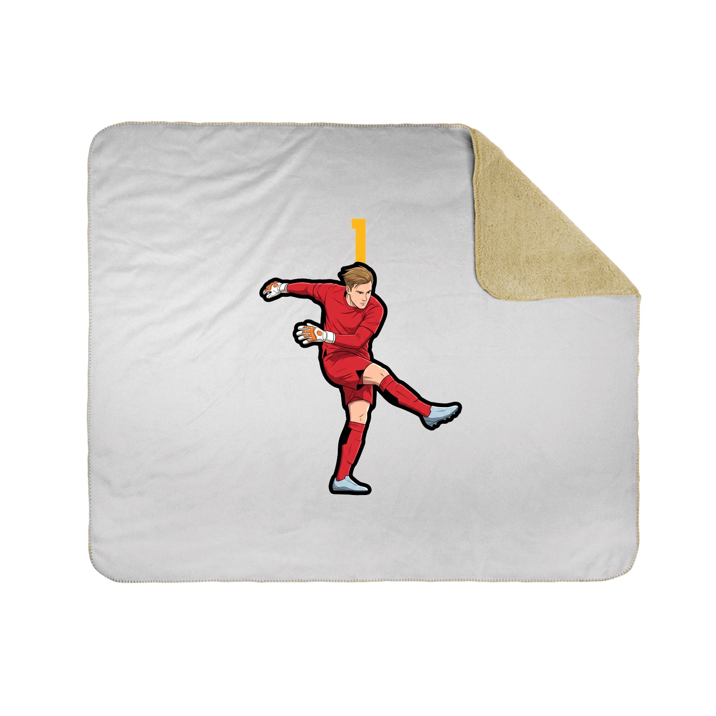 50x60 Sherpa Lined Throw Blanket