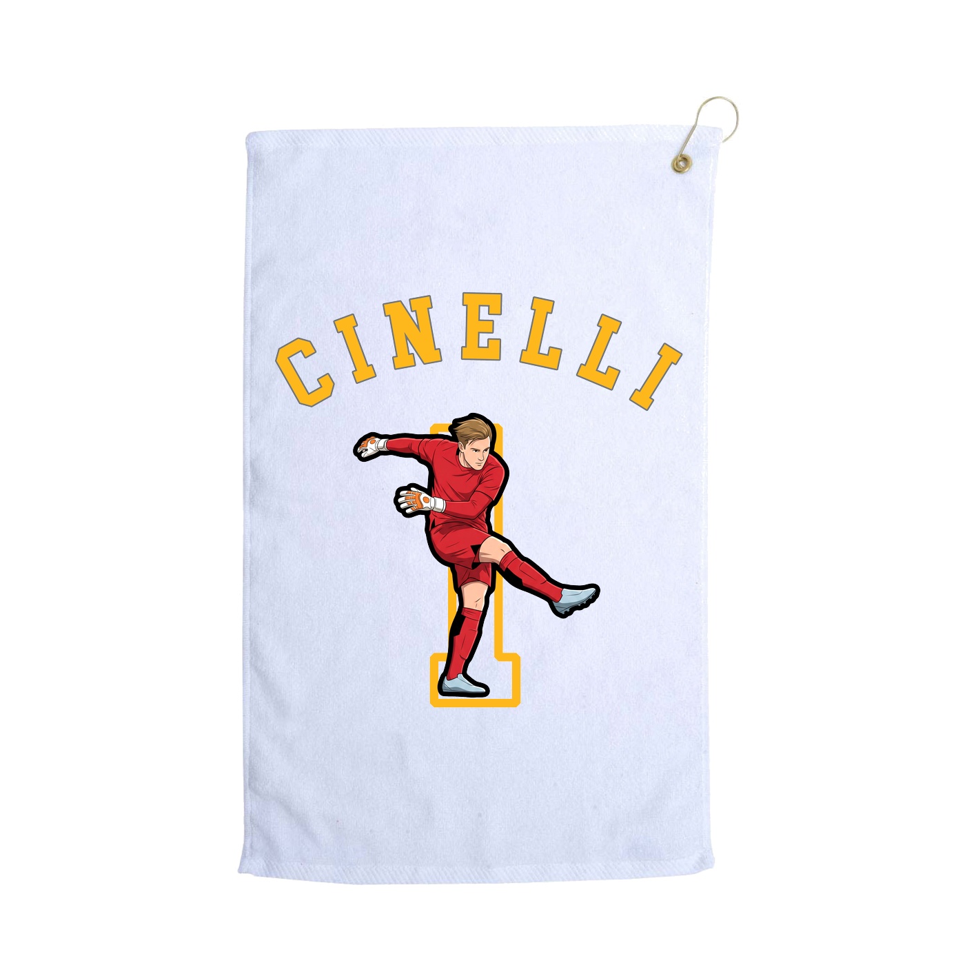 Golf Towel — Shirsey Arch in White