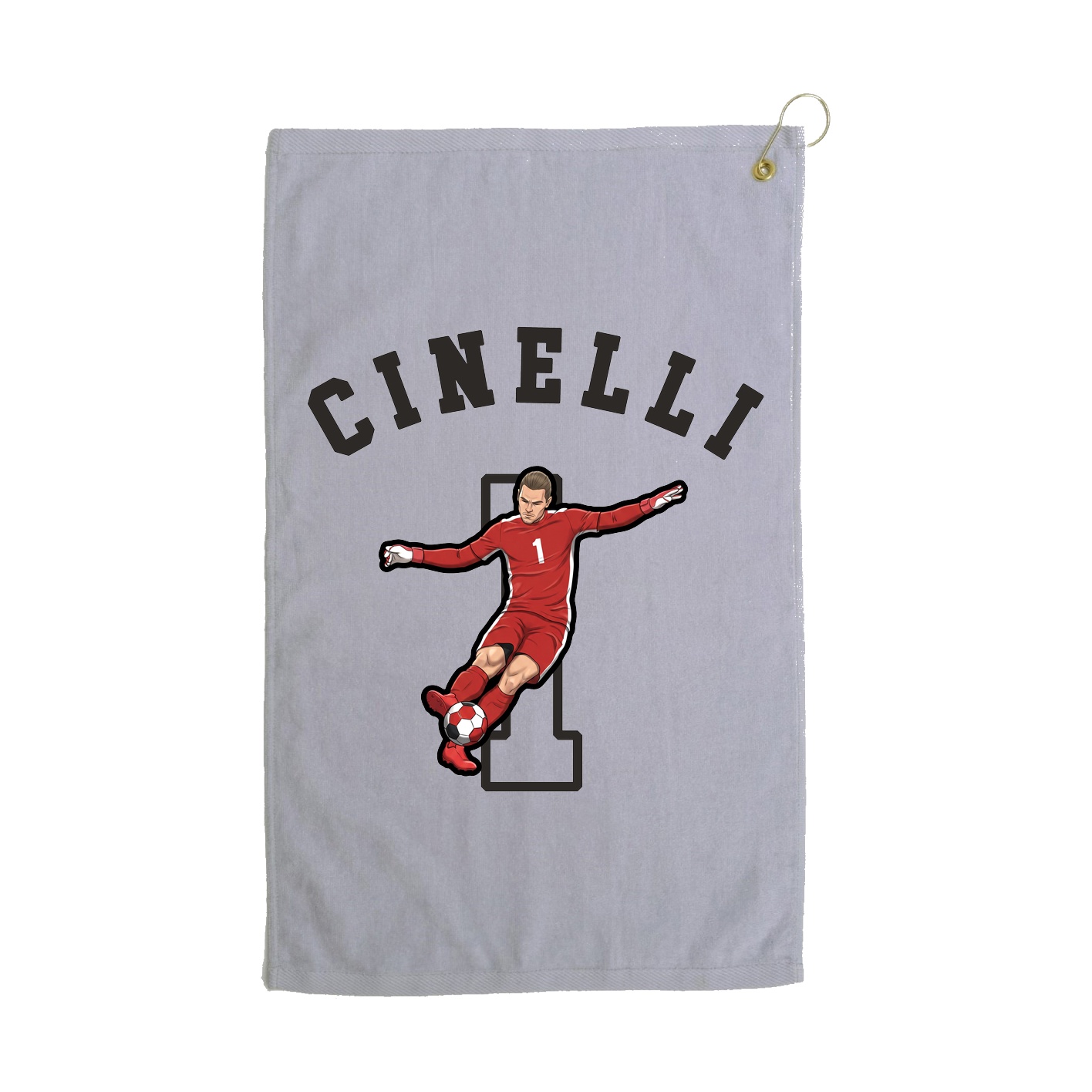 Golf Towel — Shirsey Arch in Grey