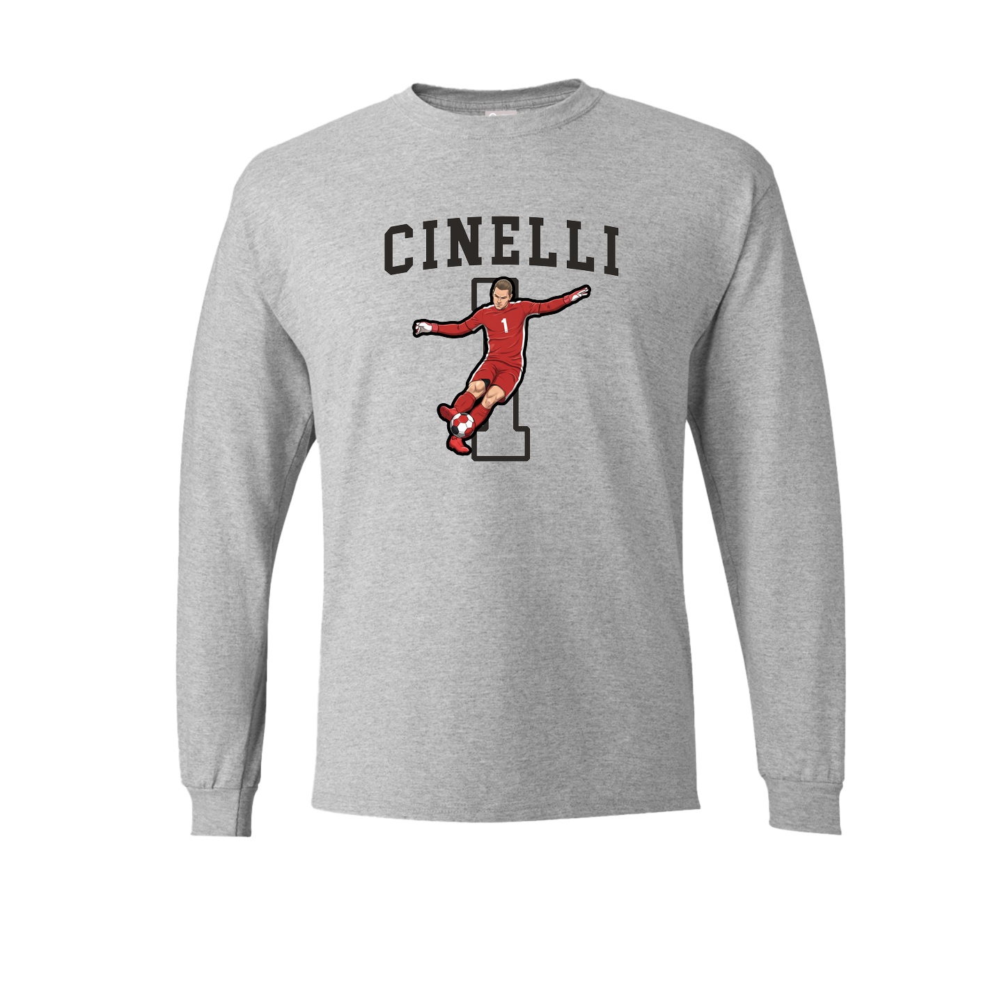 Long Sleeve Tee — Shirsey in Grey