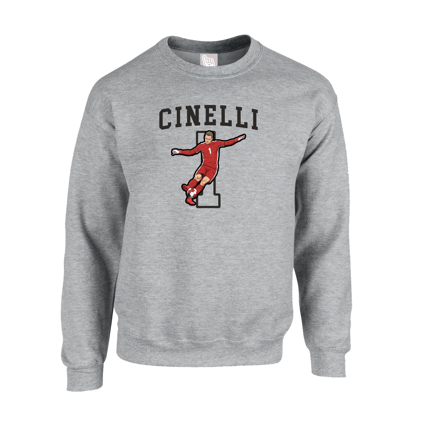 Fleece Crew — Shirsey in Grey