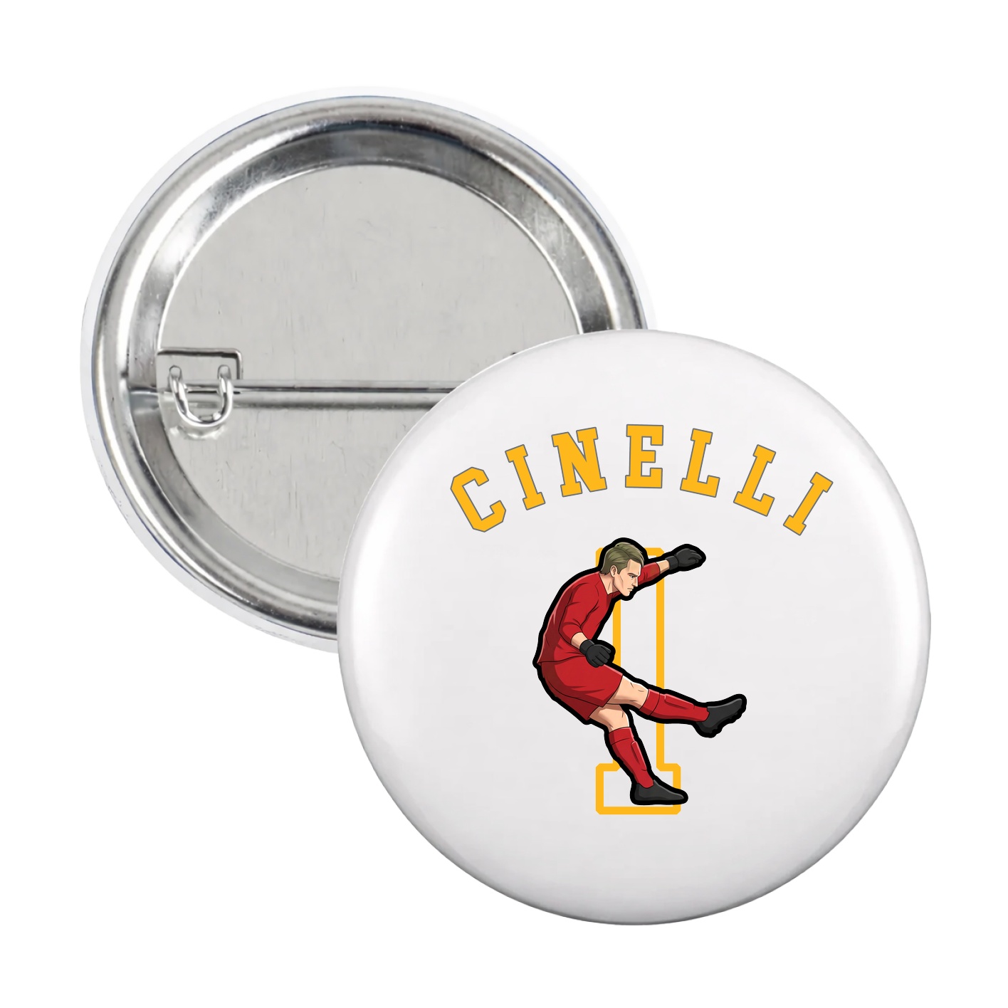 Game Day Button — Shirsey Arch in White
