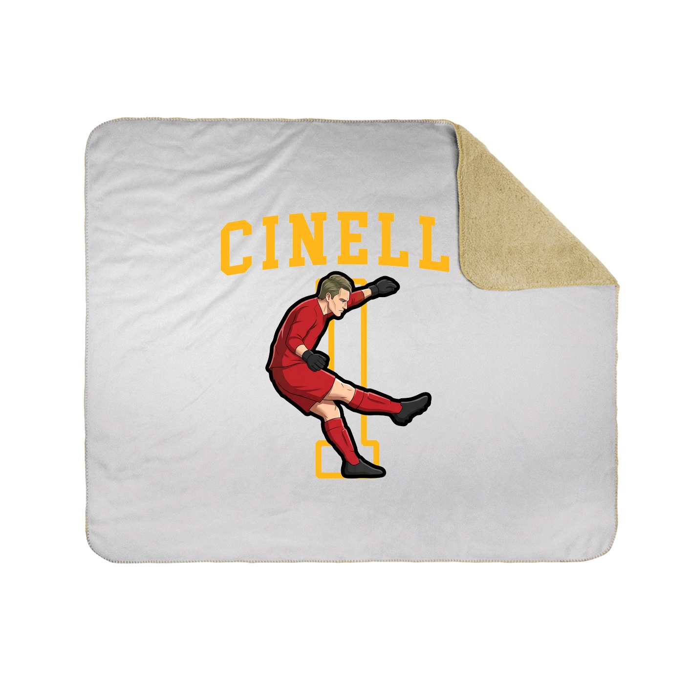 50x60 Sherpa Lined Throw Blanket