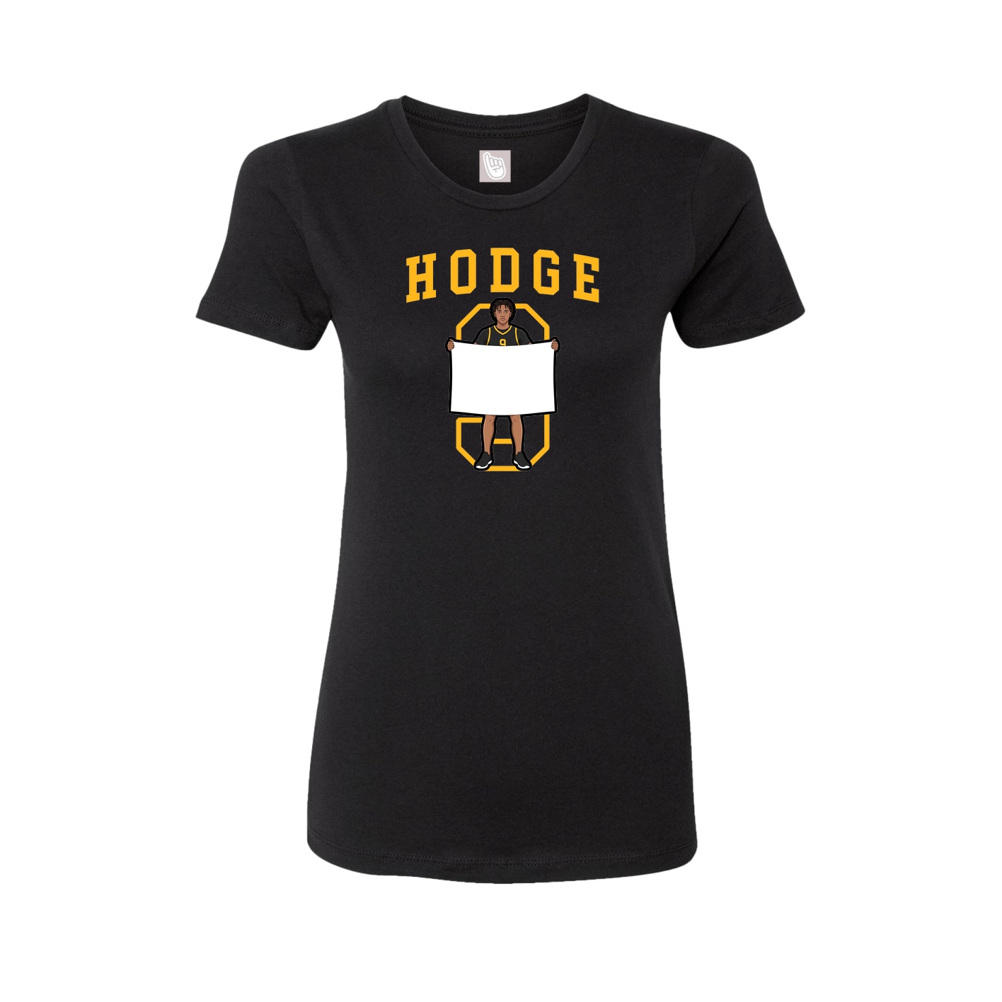 Fitted Women's Tee — Shirsey in Black