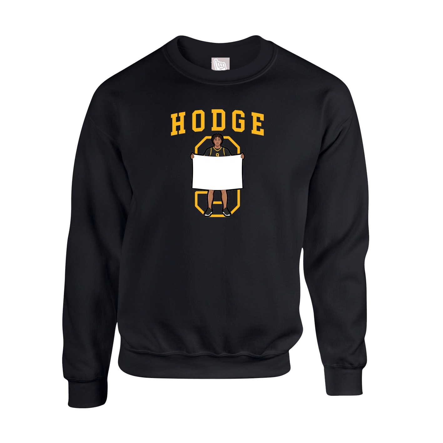 Fleece Crew — Shirsey in Black