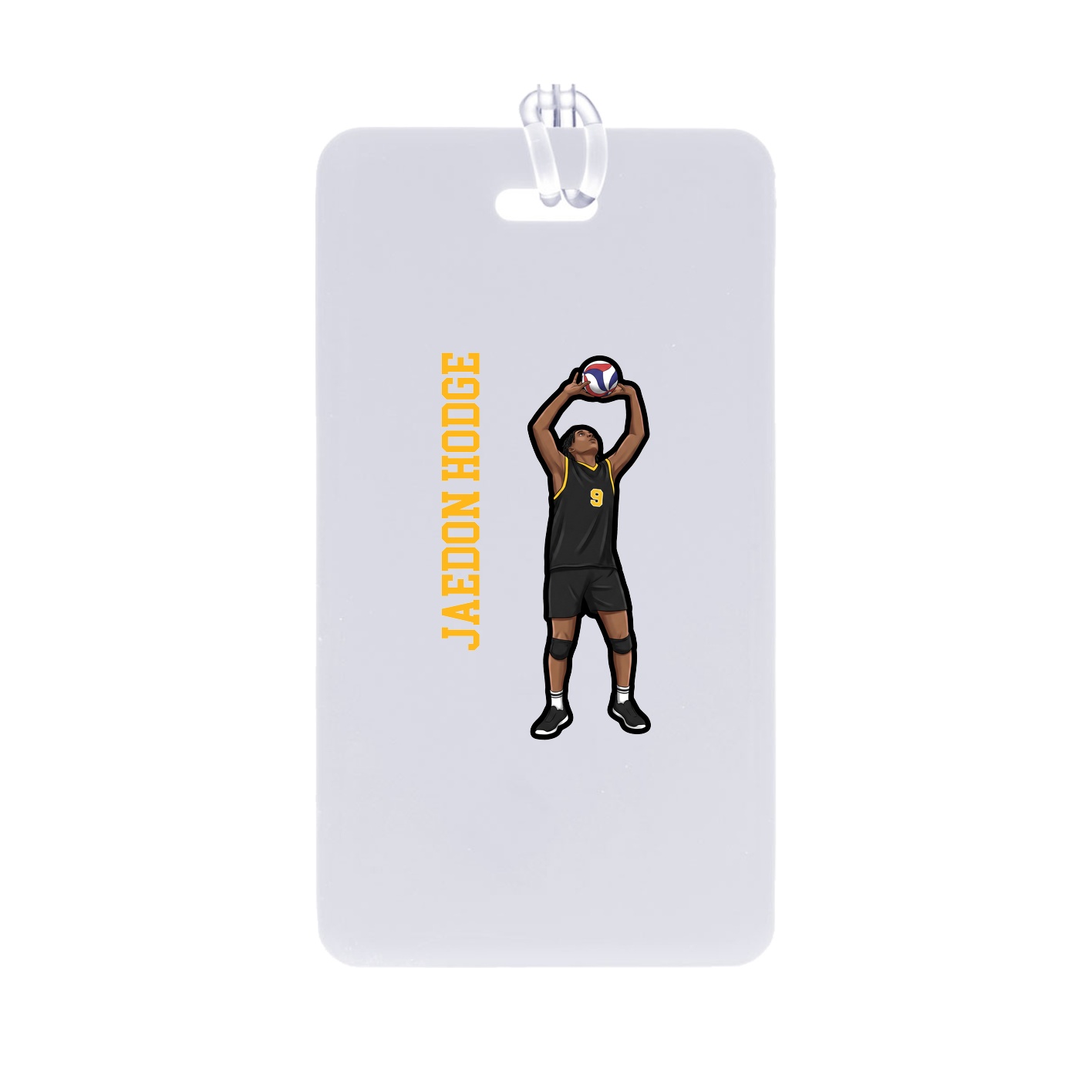 Bag Tag — Name Vertical in Classic