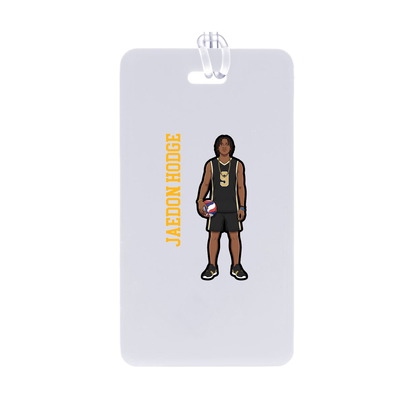 Bag Tag — Name Vertical in Classic