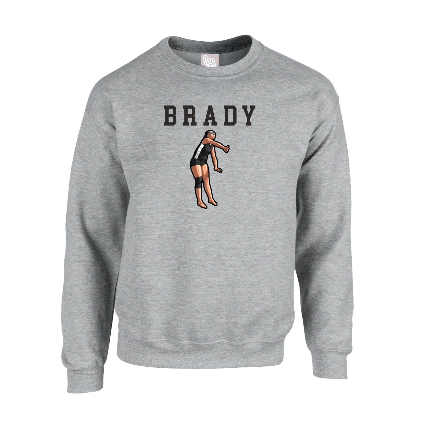 Fleece Crew — Shirsey in Grey