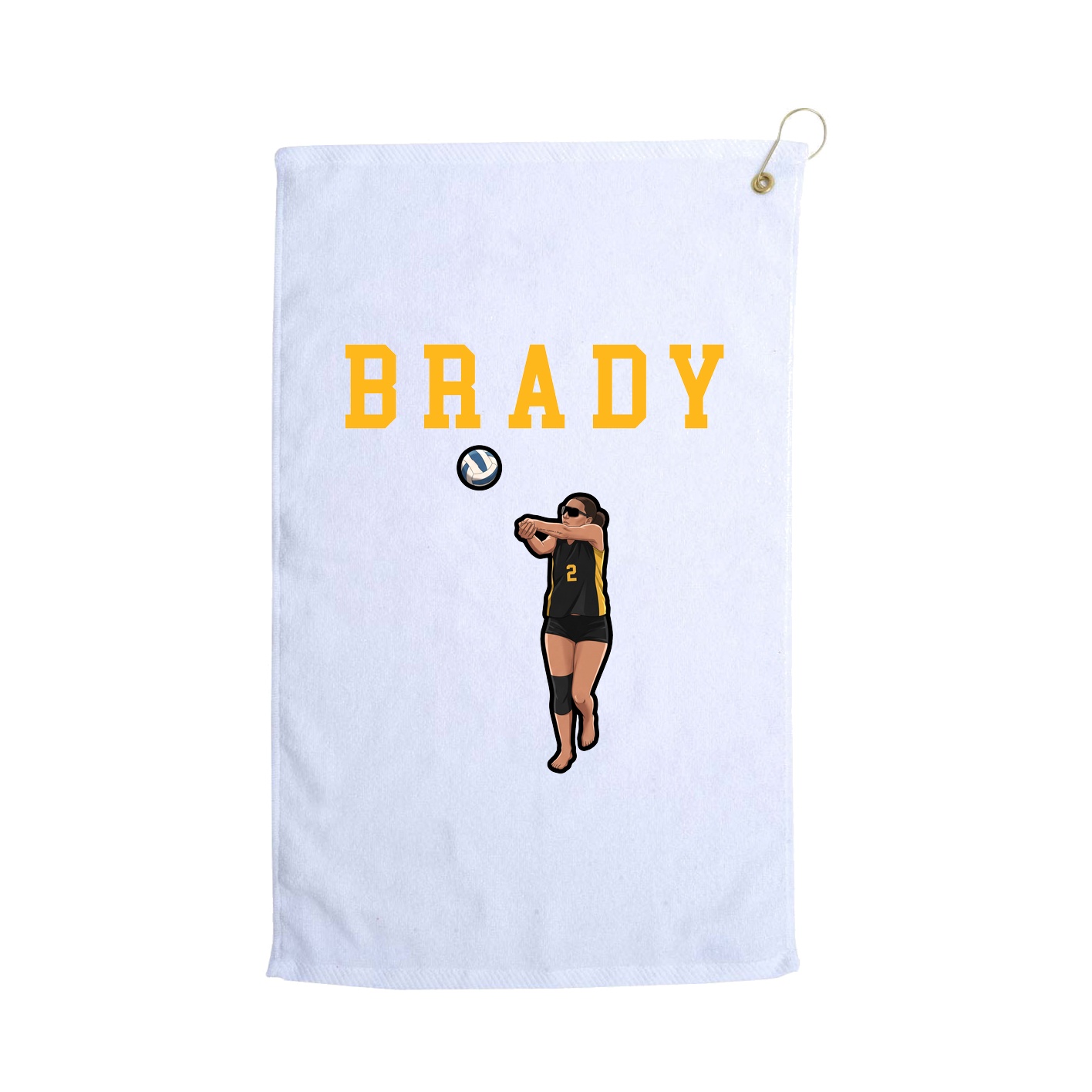 Golf Towel — Shirsey in White