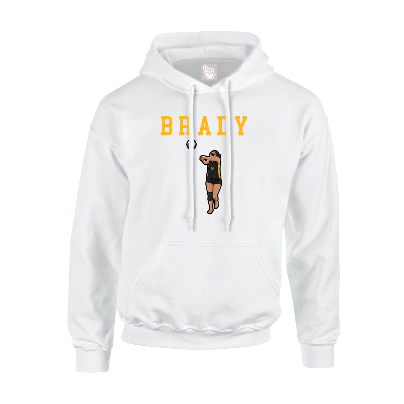 Youth Hoodie — Shirsey in White