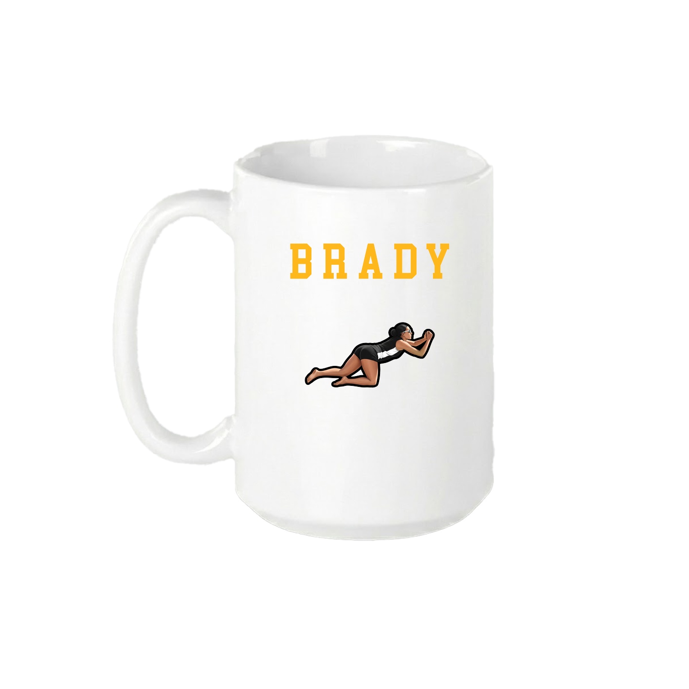 15oz Coffee Mug — Shirsey in White
