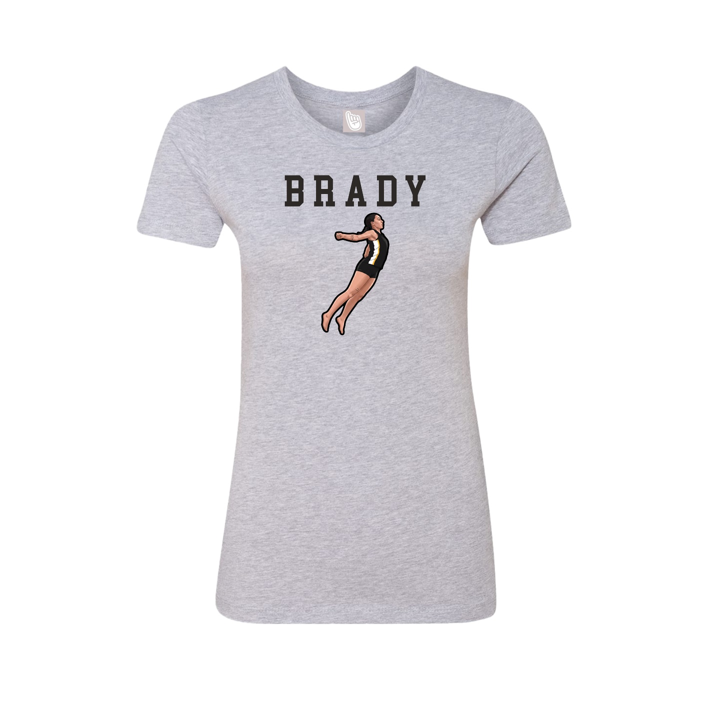Fitted Women's Tee — Shirsey in Grey
