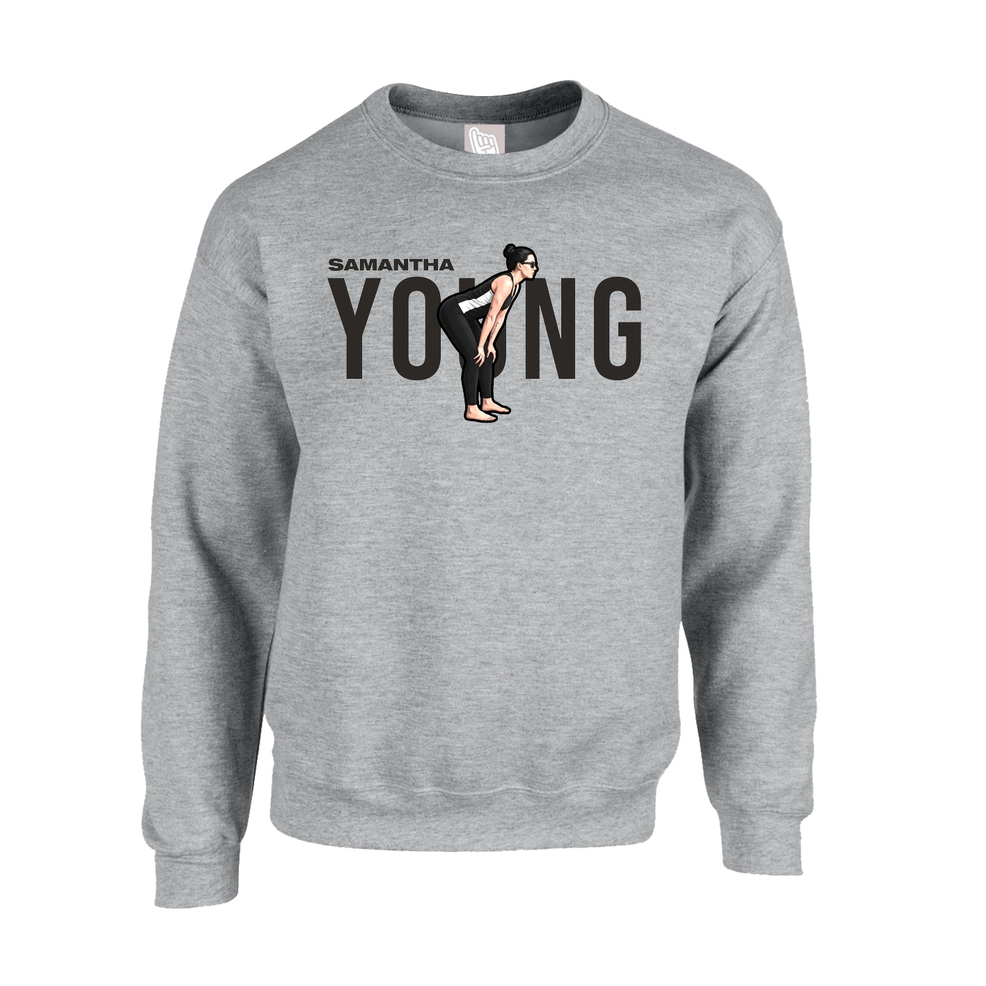 Fleece Crew — Player Name in Grey