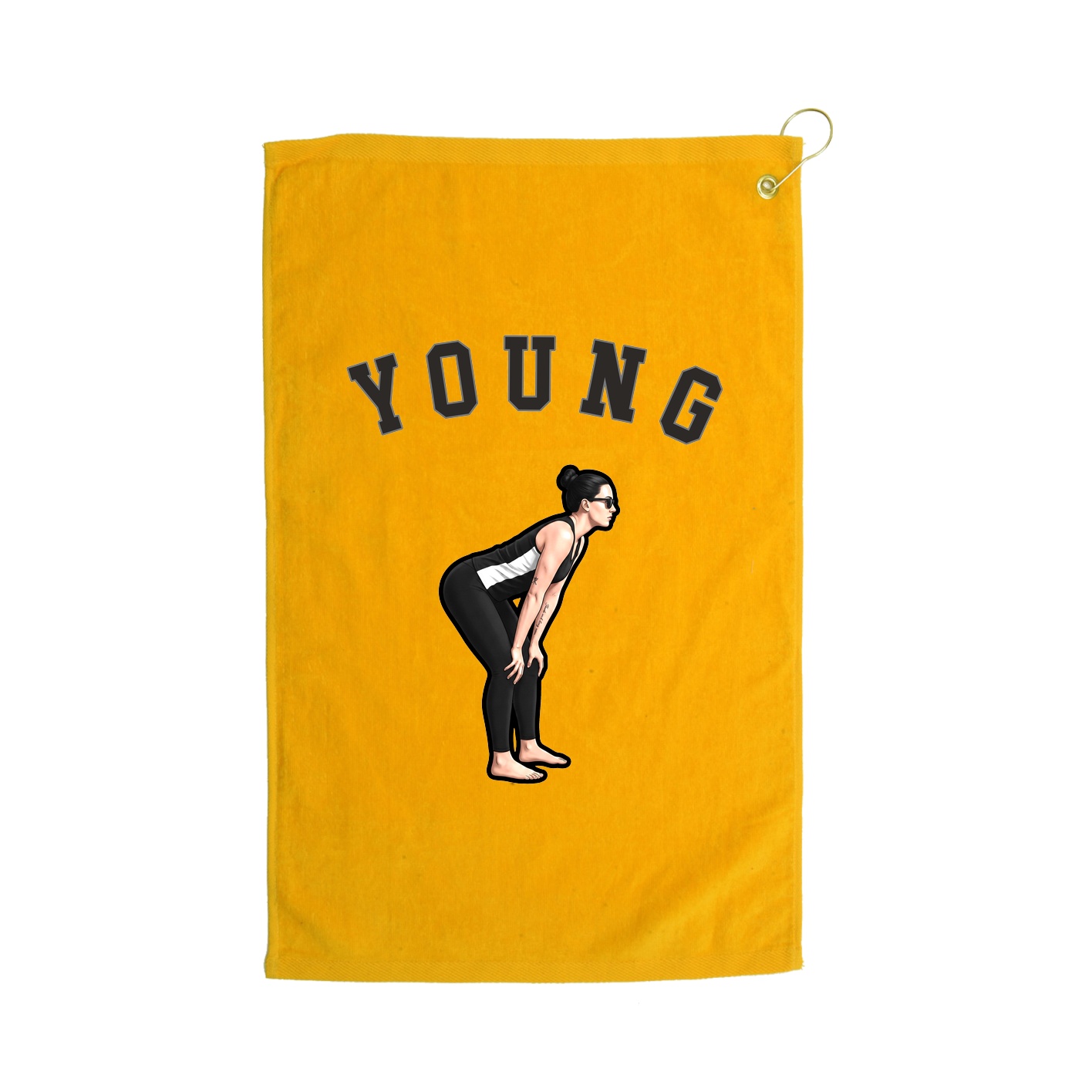 Golf Towel — Shirsey Arch in Gold