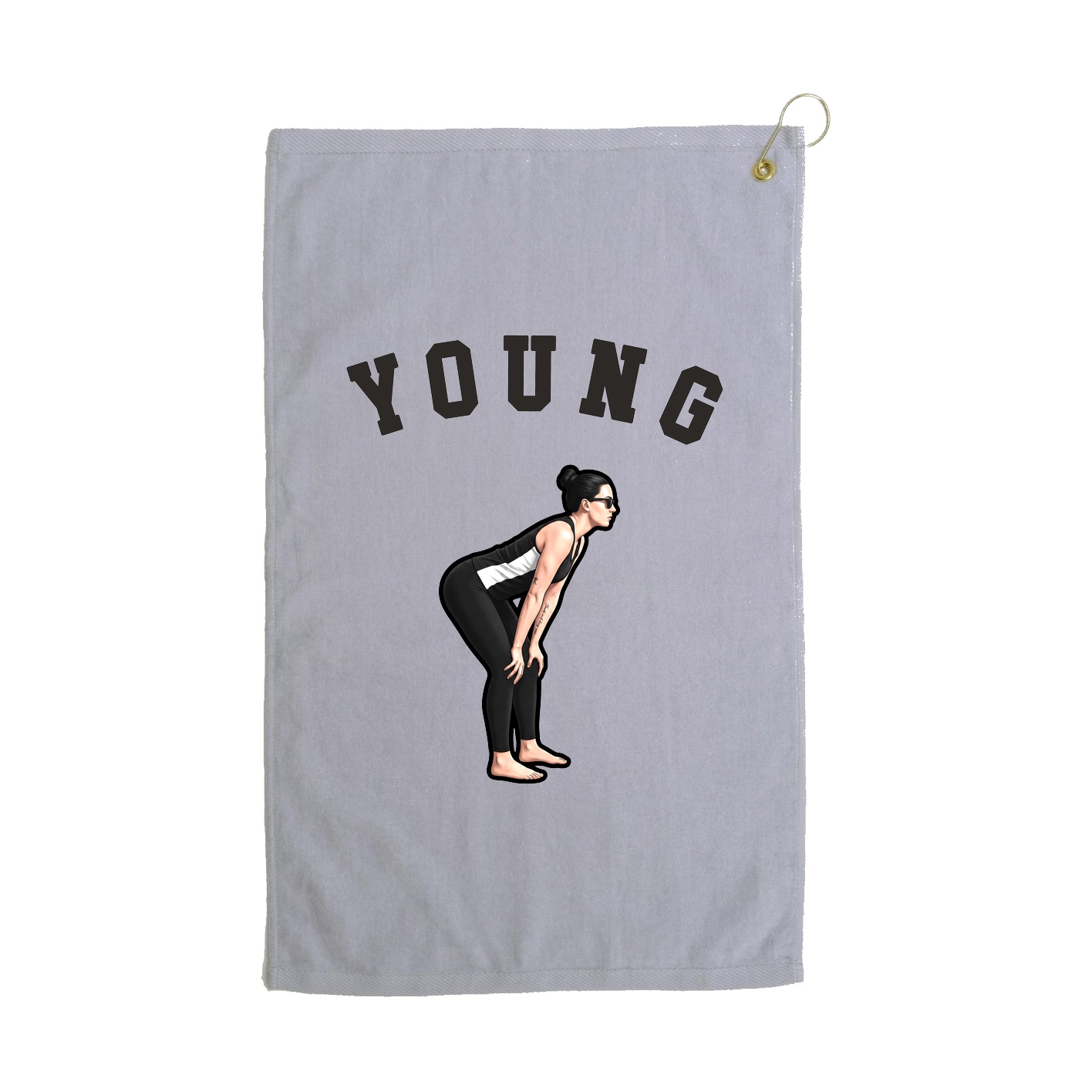 Golf Towel — Shirsey Arch in Grey