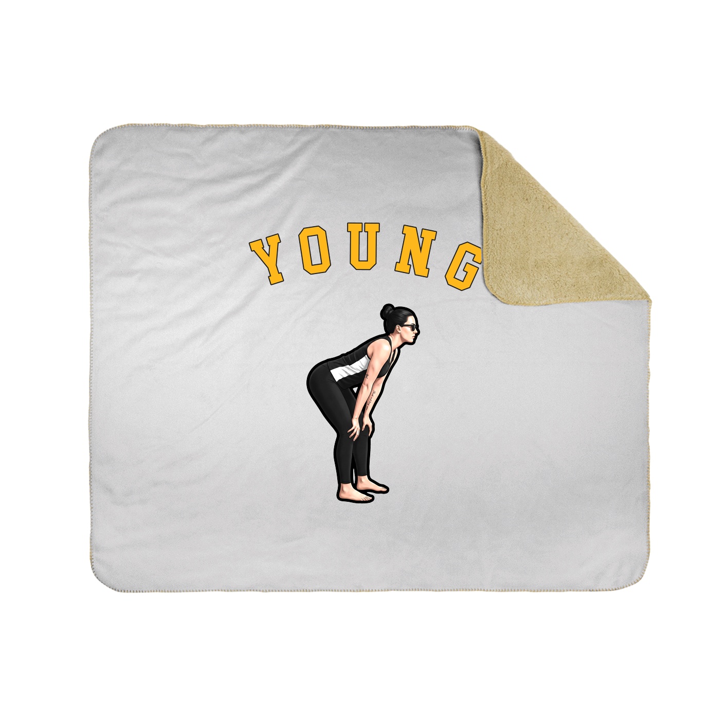Throw Blanket — Shirsey Arch in White