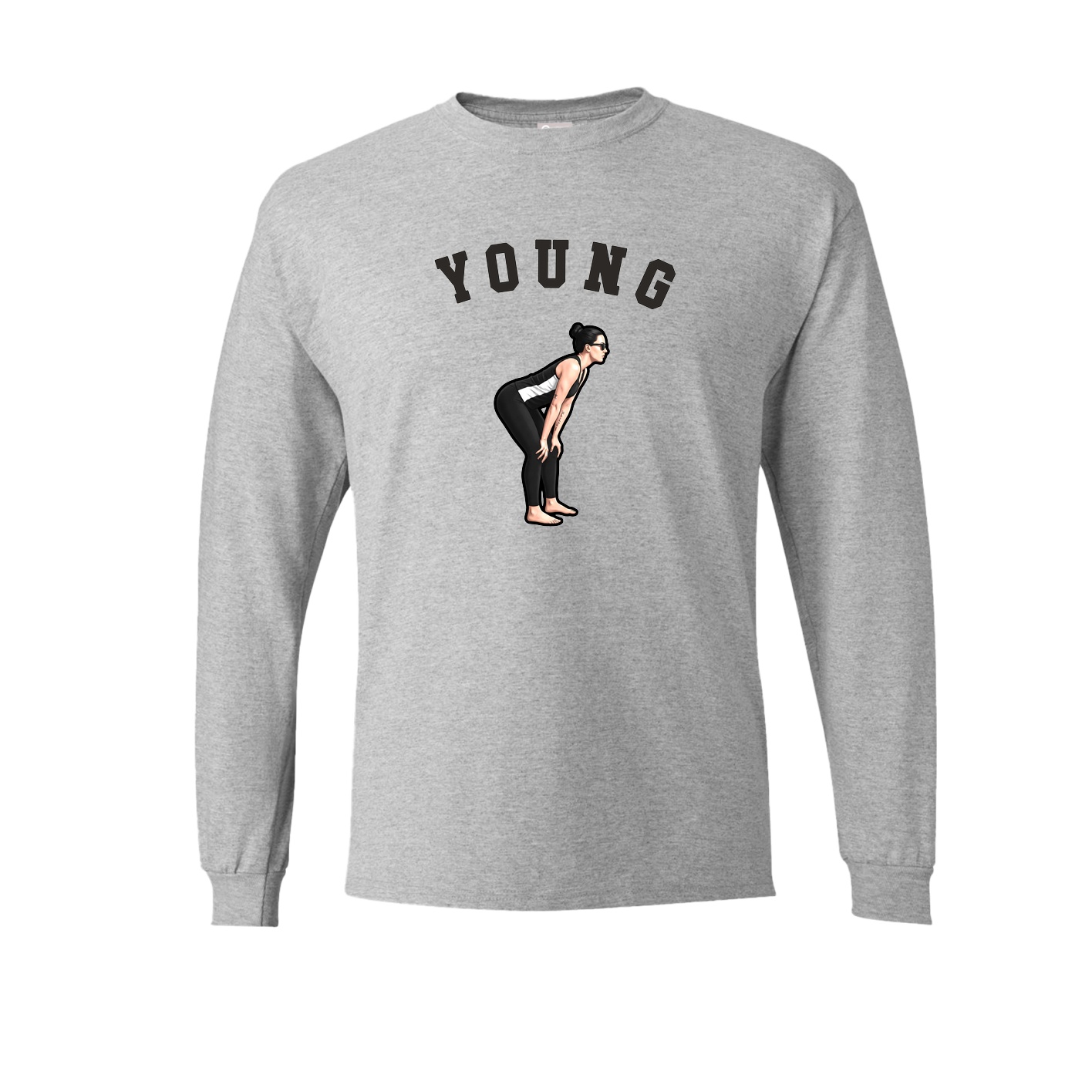Long Sleeve Tee — Shirsey Arch in Grey