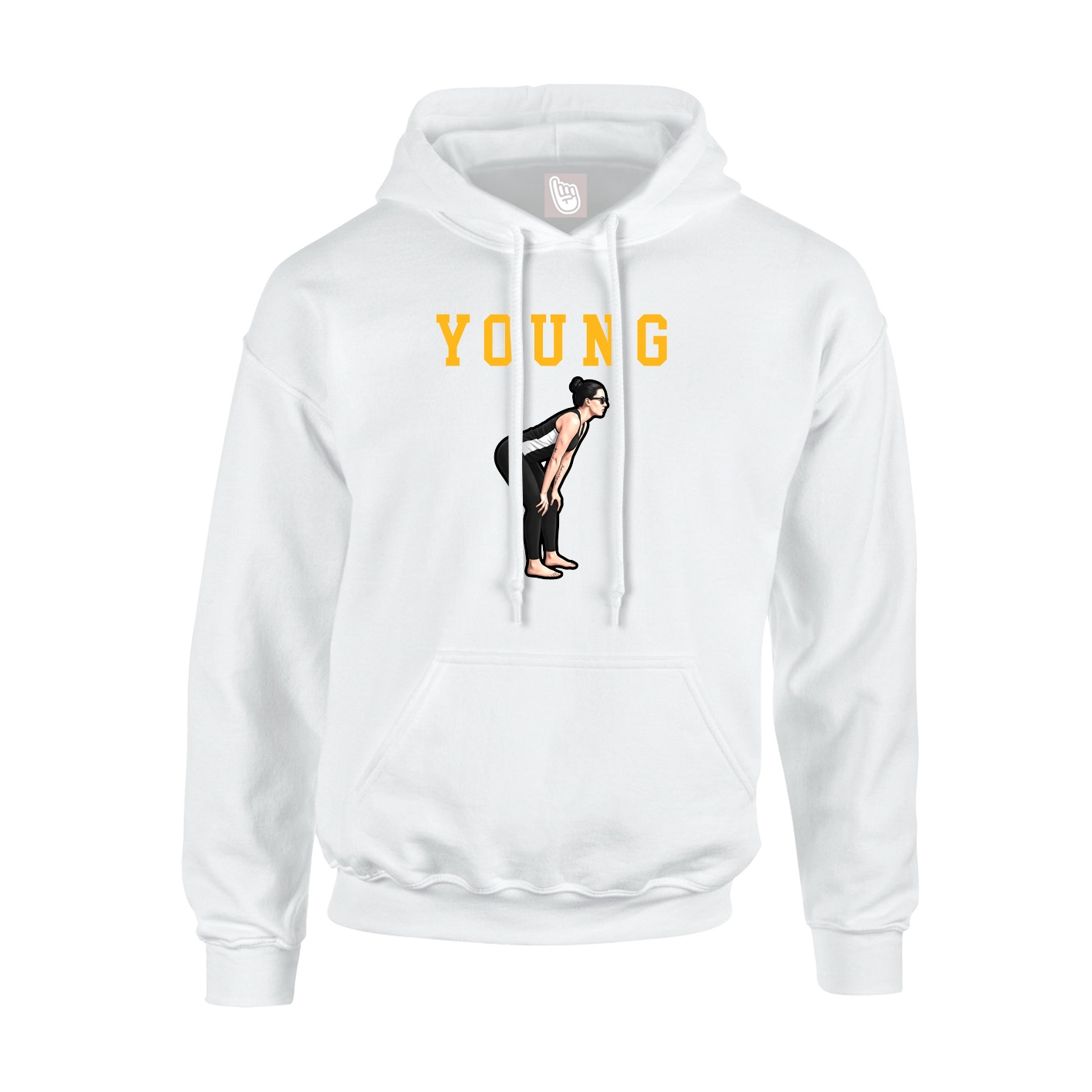 Youth Hoodie — Shirsey in White