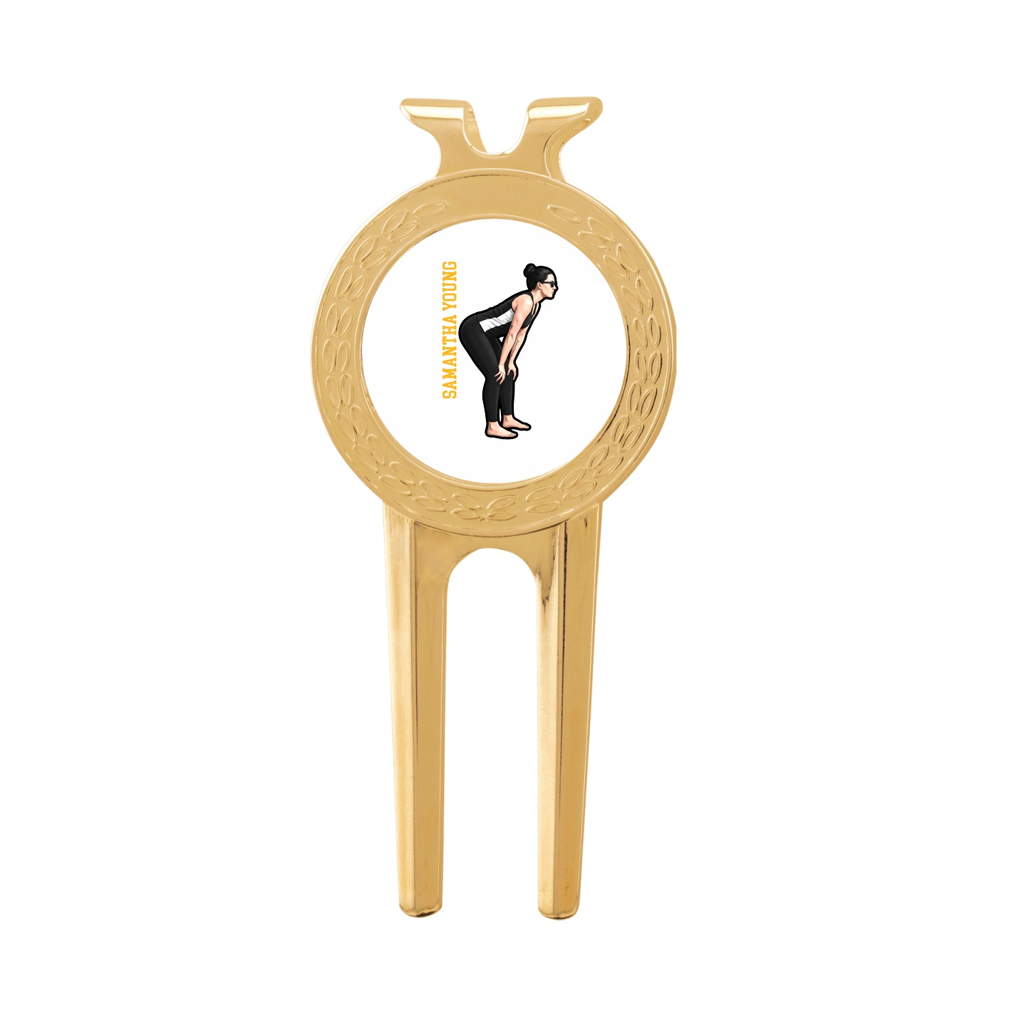 Divot Tool with Ball Marker — Name Vertical in Classic