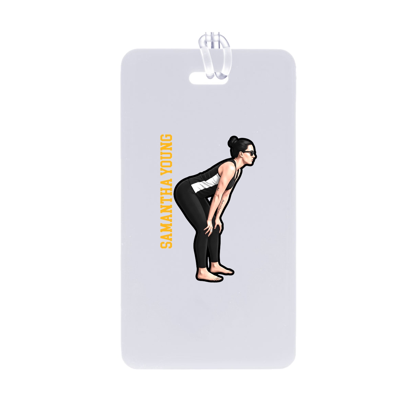 Bag Tag — Name Vertical in Classic