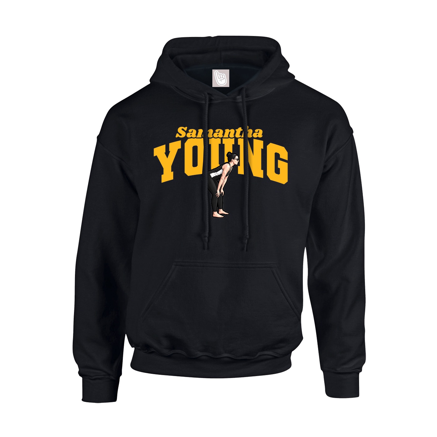 Hoodie — Signature Arch in Black