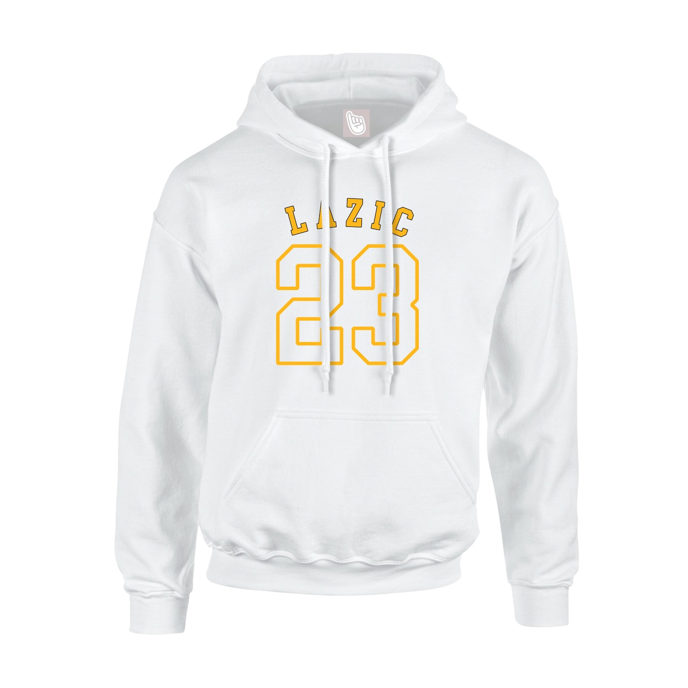 Youth Hoodie — Shirsey Arch in White