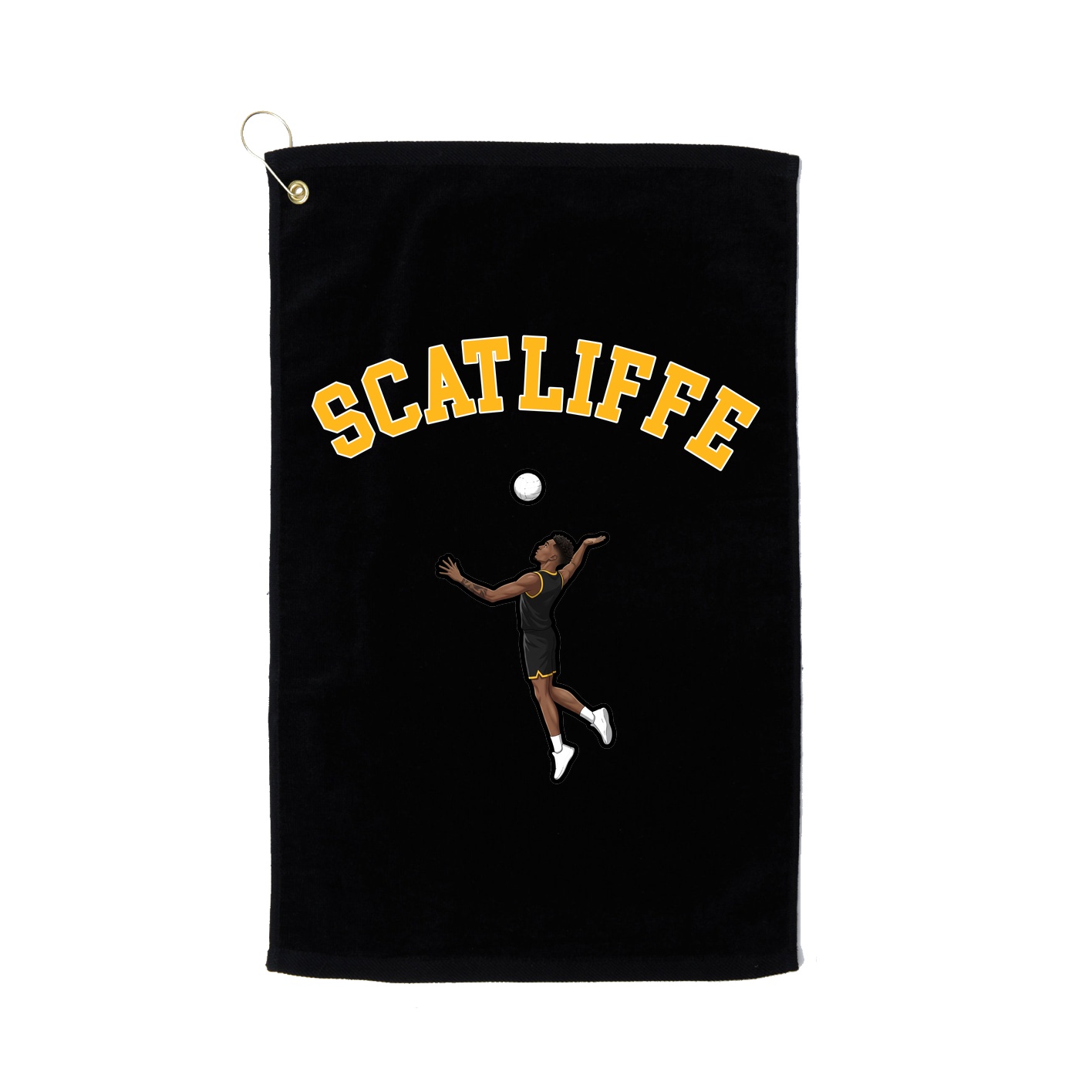 Golf Towel — Shirsey Arch in Black