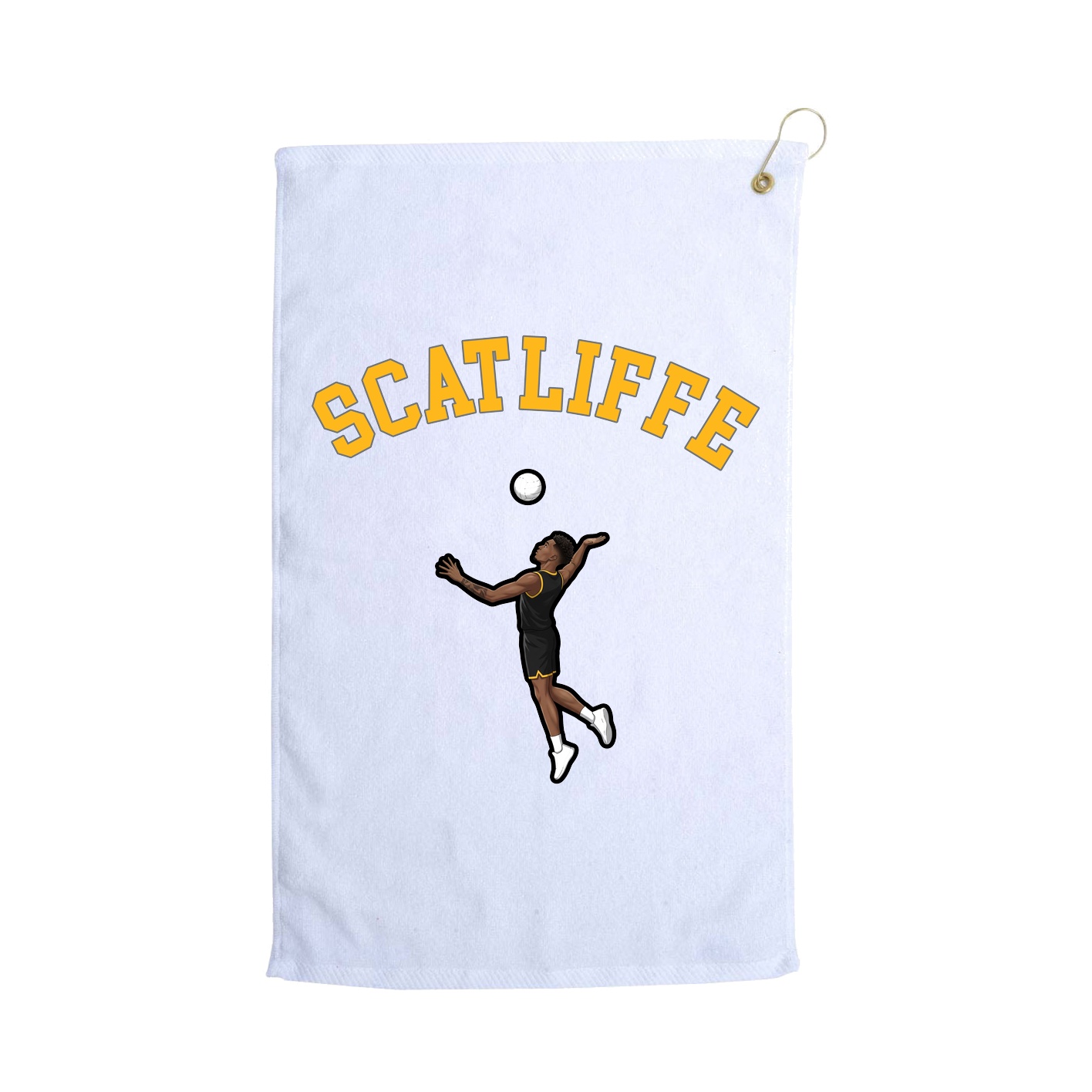 Golf Towel — Shirsey Arch in White