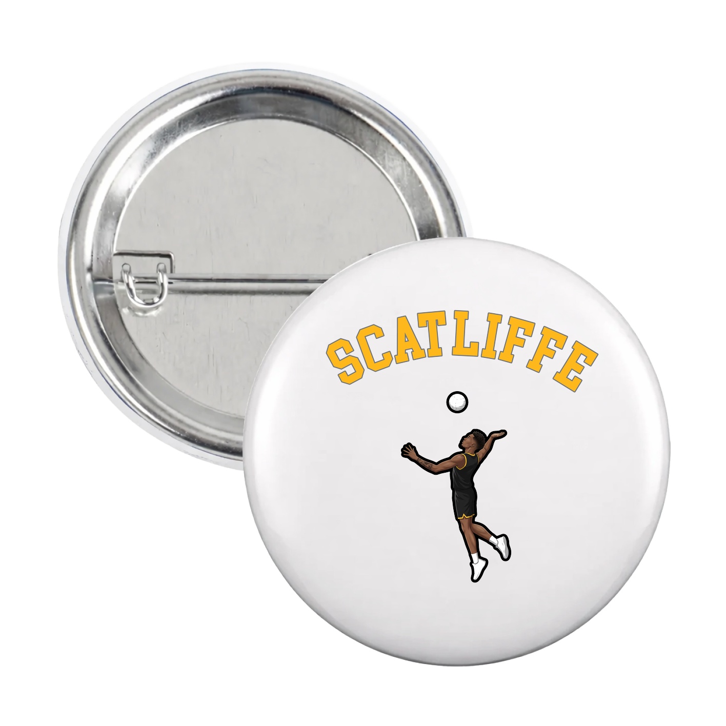Game Day Button — Shirsey Arch in White