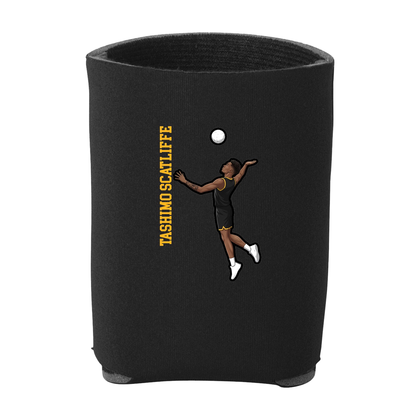 Can Holder — Name Vertical in Black