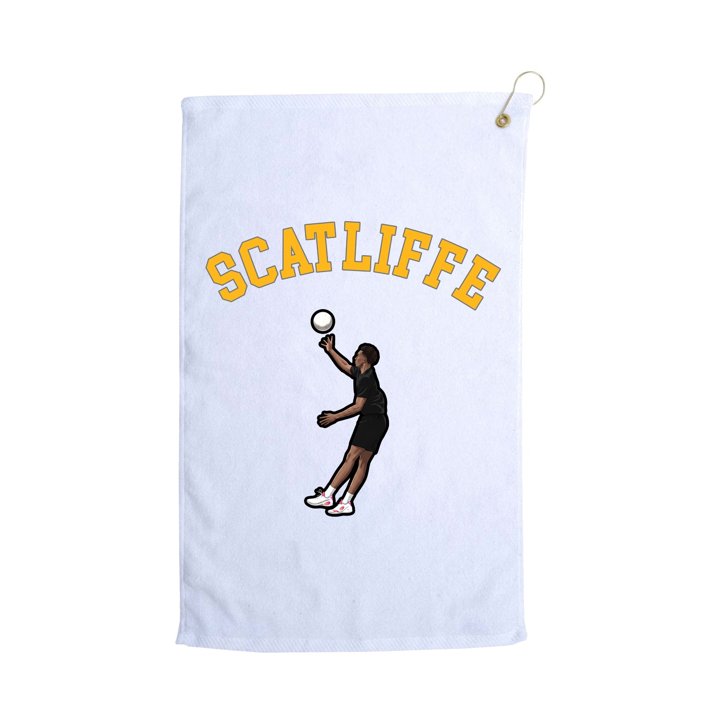 Golf Towel — Shirsey Arch in White