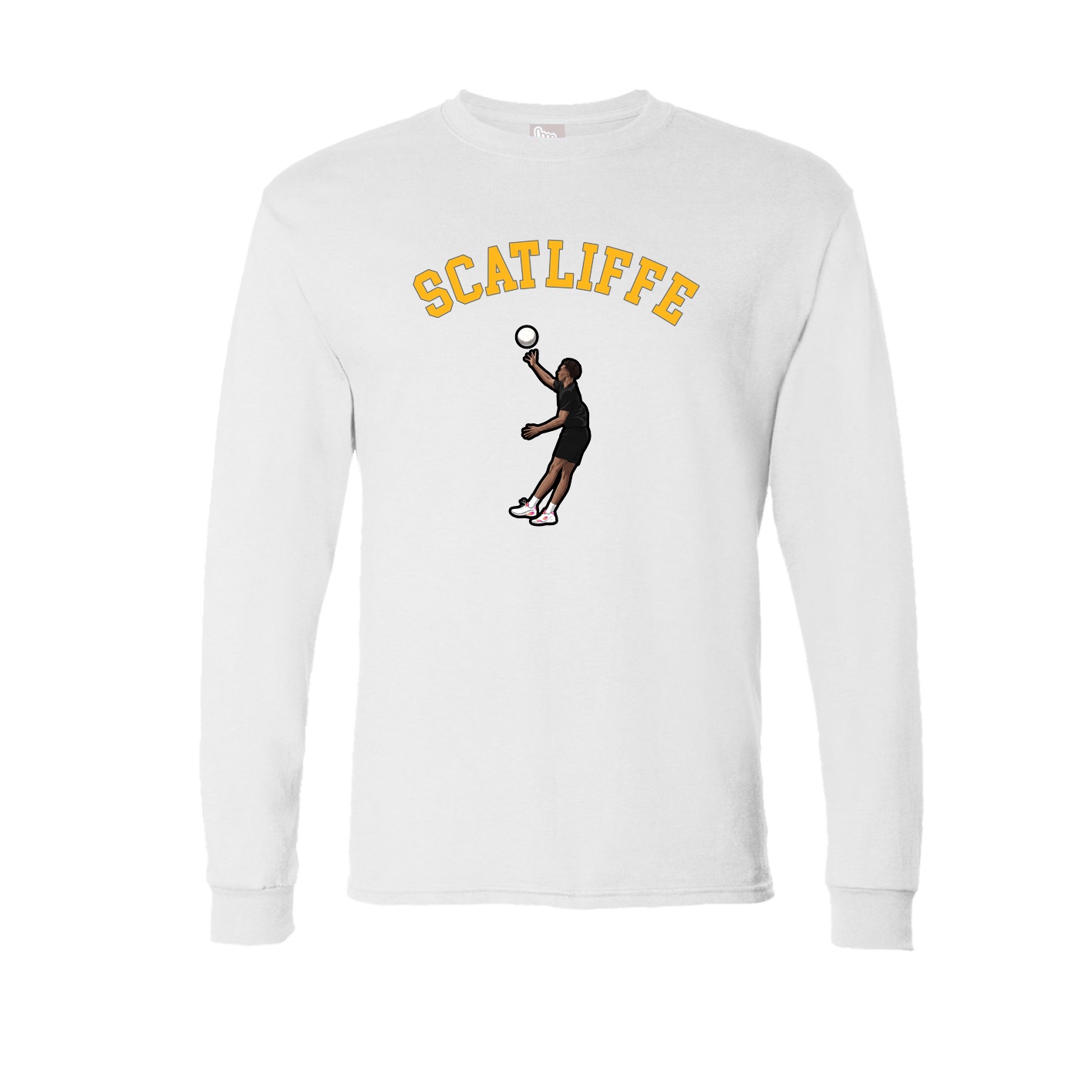 Long Sleeve Tee — Shirsey Arch in White