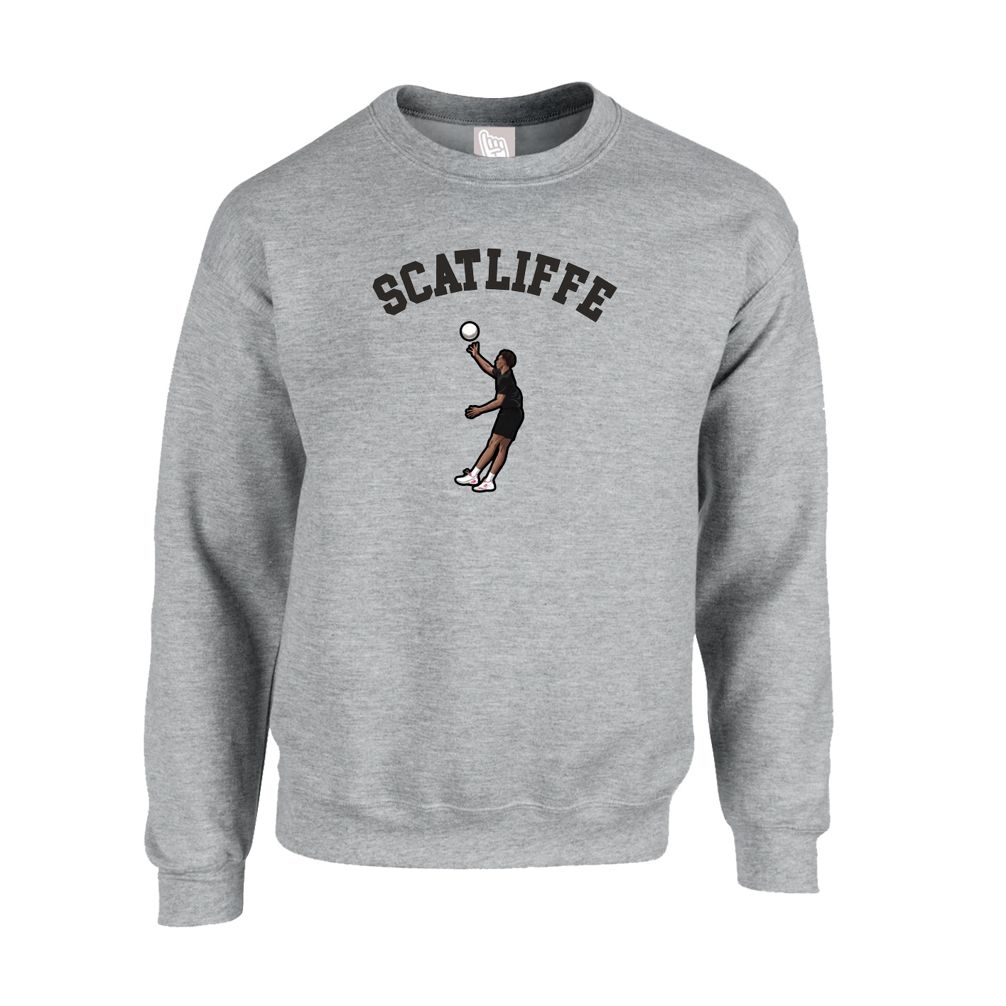 Fleece Crew — Shirsey Arch in Grey
