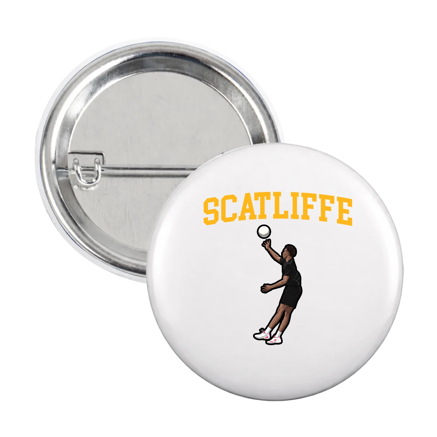 Game Day Button — Shirsey in White