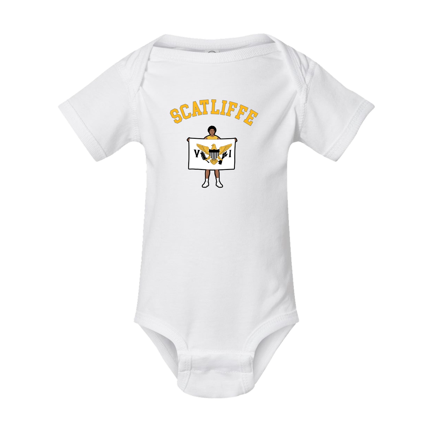 Baby Onesie — Shirsey Arch in White