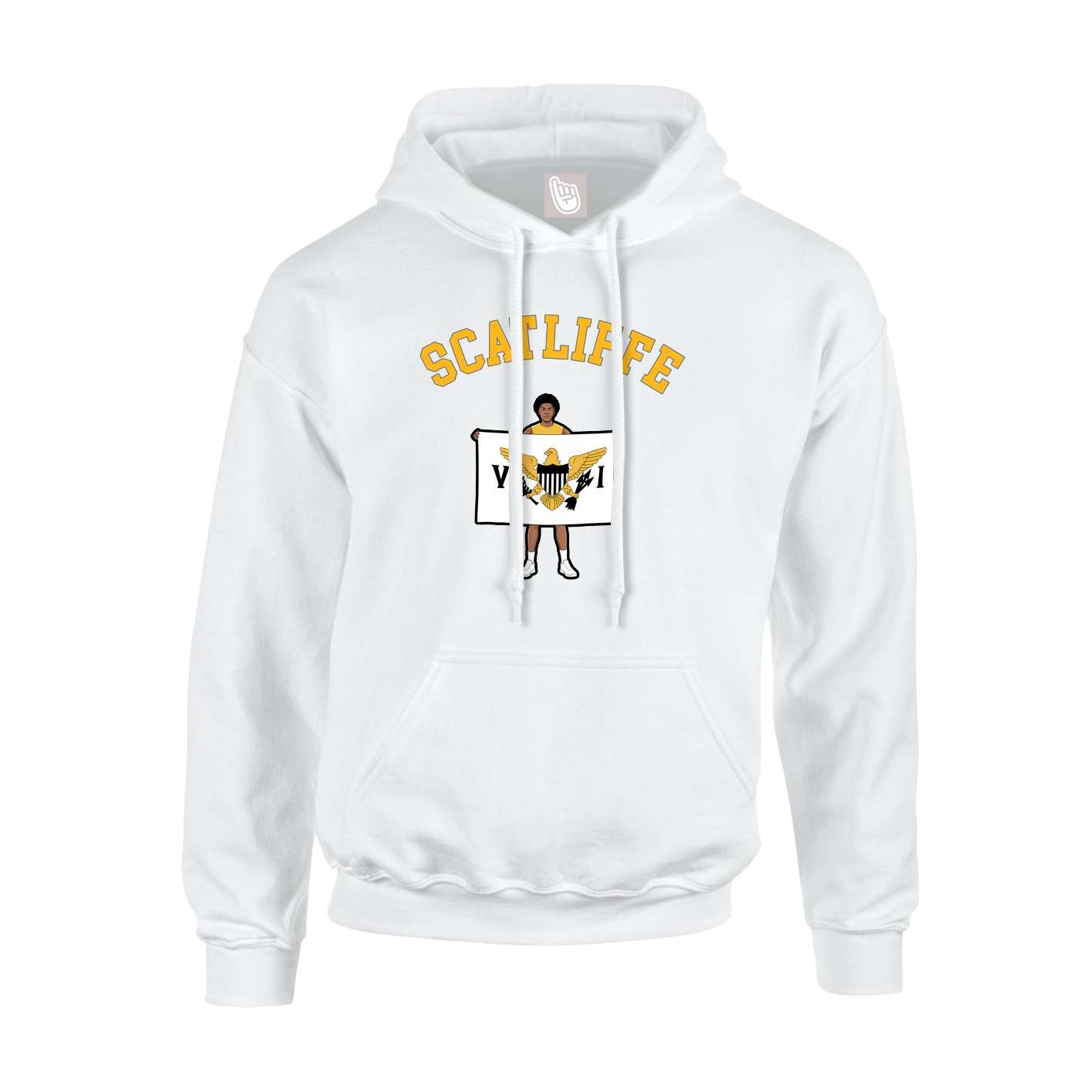 Hoodie — Shirsey Arch in White