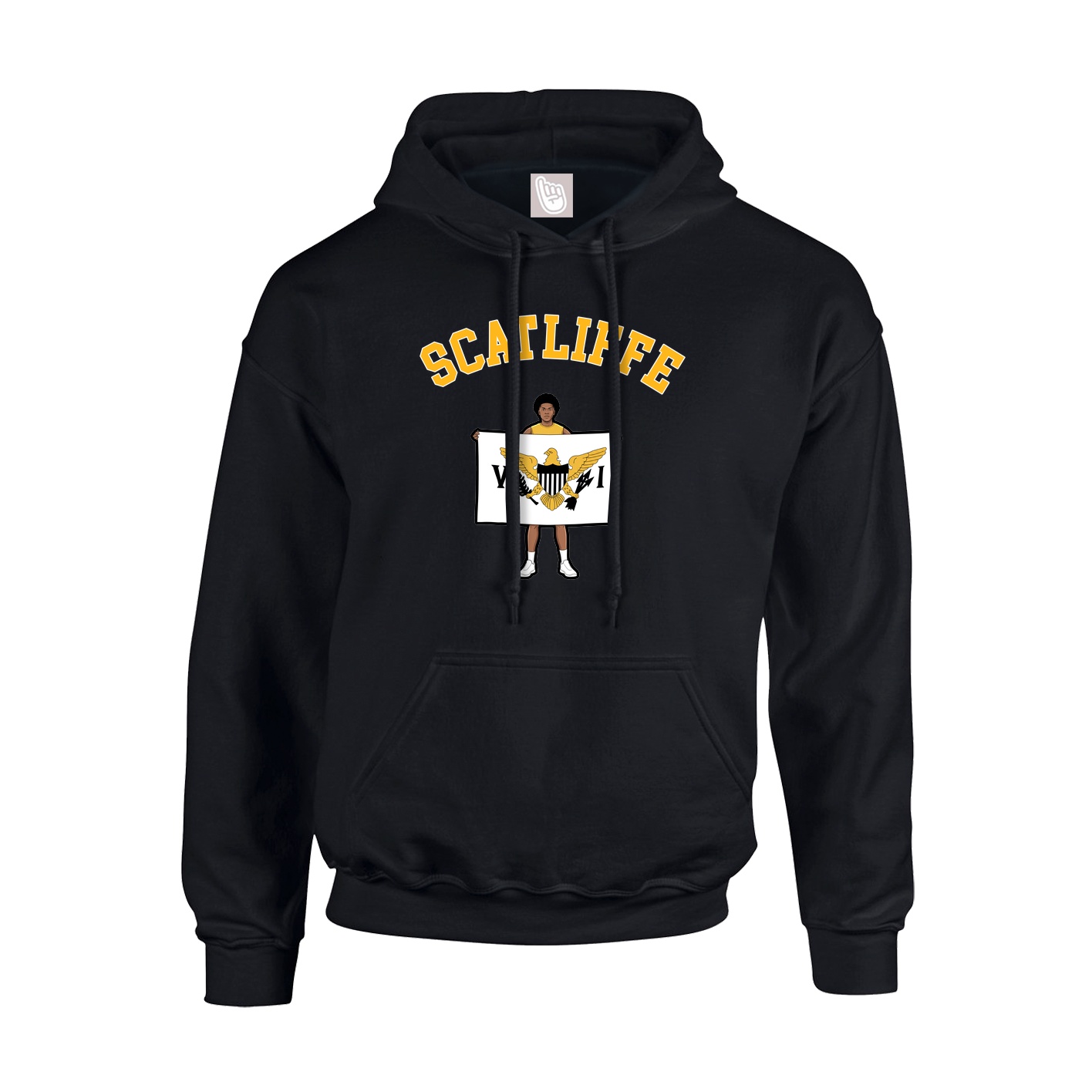Youth Hoodie — Shirsey Arch in Black